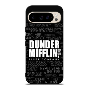 THE OFFICE DUNDER MIFFLIN QUOTES Google Pixel 9 Pro Case THE OFFICE DUNDER MIFFLIN QUOTES Google Pixel 9 Pro Case
