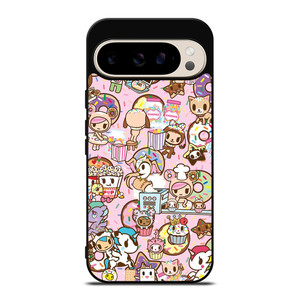 TOKIDOKI UNICORN DONUTELLA COLLAGE Google Pixel 9 Pro Case TOKIDOKI UNICORN DONUTELLA COLLAGE Google Pixel 9 Pro Case