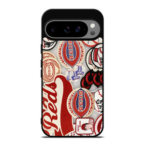 CINCINNATI REDS MLB LOGO 3 Google Pixel 9 Pro XL Case CINCINNATI REDS MLB LOGO 3 Google Pixel 9 Pro XL Case