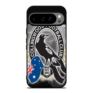COLLINGWOOD MAGPIES AFL LOGO Google Pixel 9 Pro XL Case COLLINGWOOD MAGPIES AFL LOGO Google Pixel 9 Pro XL Case