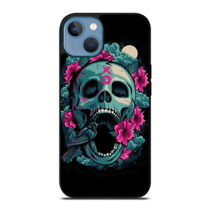SUGAR SKULL FLOWERS TATTOO iPhone 13 Case