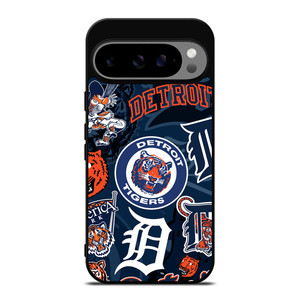 DETROIT TIGERS PATTERN Google Pixel 9 Pro XL Case DETROIT TIGERS PATTERN Google Pixel 9 Pro XL Case
