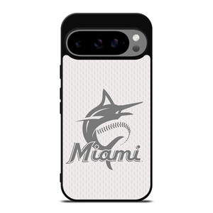 MIAMI MARLINS MLB LOGO 2 Google Pixel 9 Pro XL Case MIAMI MARLINS MLB LOGO 2 Google Pixel 9 Pro XL Case