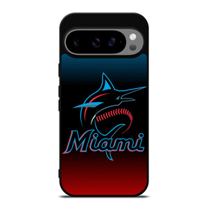 MIAMI MARLINS MLB LOGO Google Pixel 9 Pro XL Case MIAMI MARLINS MLB LOGO Google Pixel 9 Pro XL Case