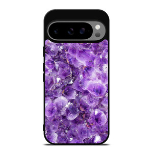 PURPLE CRYSTAL MARBLE PATTERN Google Pixel 9 Pro XL Case PURPLE CRYSTAL MARBLE PATTERN Google Pixel 9 Pro XL Case