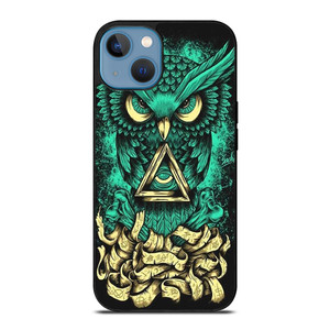 OWL SUGAR SKULL TATTOO iPhone 13 Case