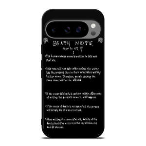 RULES OF THE DEATH NOTE Google Pixel 9 Pro XL Case RULES OF THE DEATH NOTE Google Pixel 9 Pro XL Case