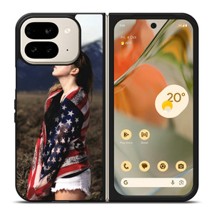 AMERICAN FLAG GIRL Google Pixel 9 Pro Fold Case