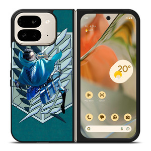 ATTACK ON TITAN EREN YEAGER Google Pixel 9 Pro Fold Case ATTACK ON TITAN EREN YEAGER Google Pixel 9 Pro Fold Case