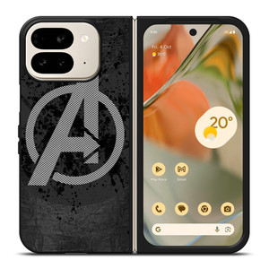 AVENGERS MARVEL LOGO 2 Google Pixel 9 Pro Fold Case AVENGERS MARVEL LOGO 2 Google Pixel 9 Pro Fold Case