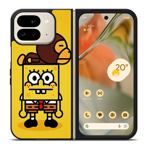 BAPE BABY MILO SPONGEBOB Google Pixel 9 Pro Fold Case