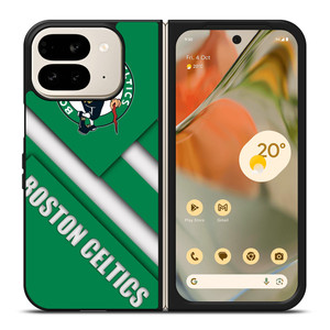 BOSTON CELTICS NBA 3 Google Pixel 9 Pro Fold Case BOSTON CELTICS NBA 3 Google Pixel 9 Pro Fold Case