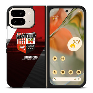 BRENTFORD FC LOGO EPL Google Pixel 9 Pro Fold Case BRENTFORD FC LOGO EPL Google Pixel 9 Pro Fold Case
