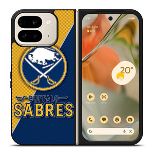 BUFALLO SABRES LOGO Google Pixel 9 Pro Fold Case BUFALLO SABRES LOGO Google Pixel 9 Pro Fold Case