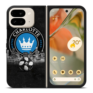 CHARLOTTE FC LOGO 3 Google Pixel 9 Pro Fold Case