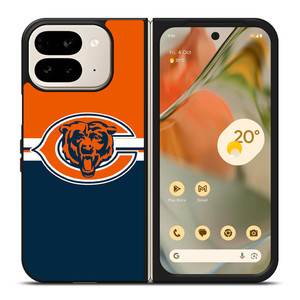 CHICAGO BEARS LOGO Google Pixel 9 Pro Fold Case CHICAGO BEARS LOGO Google Pixel 9 Pro Fold Case