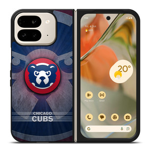 CHICAGO CUBS BASEBALL 2 Google Pixel 9 Pro Fold Case CHICAGO CUBS BASEBALL 2 Google Pixel 9 Pro Fold Case