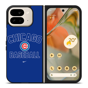 CHICAGO CUBS BASEBALL Google Pixel 9 Pro Fold Case CHICAGO CUBS BASEBALL Google Pixel 9 Pro Fold Case