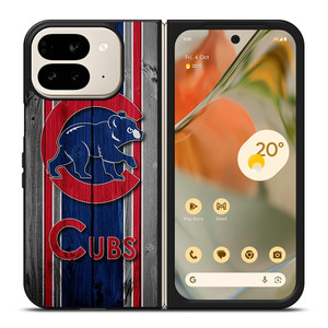 CHICAGO CUBS WOODEN Google Pixel 9 Pro Fold Case