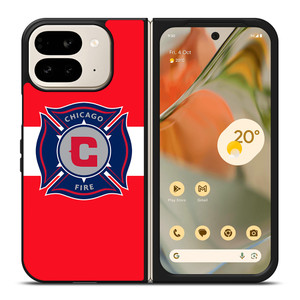 CHICAGO FIRE LOGO 3 Google Pixel 9 Pro Fold Case CHICAGO FIRE LOGO 3 Google Pixel 9 Pro Fold Case