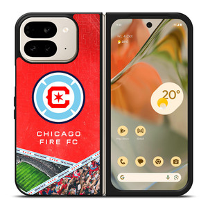 CHICAGO FIRE LOGO Google Pixel 9 Pro Fold Case CHICAGO FIRE LOGO Google Pixel 9 Pro Fold Case
