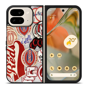 CINCINNATI REDS MLB LOGO 3 Google Pixel 9 Pro Fold Case