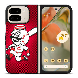 CINCINNATI REDS MLB LOGO Google Pixel 9 Pro Fold Case CINCINNATI REDS MLB LOGO Google Pixel 9 Pro Fold Case