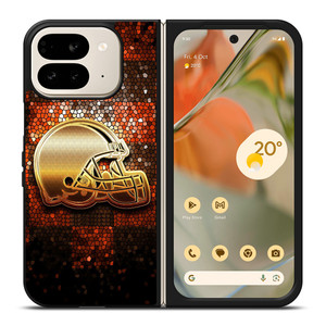 CLEVELAND BROWNS HELMET Google Pixel 9 Pro Fold Case