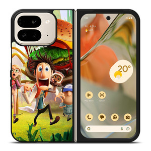 CLOUDY WITH A CHANCE OF MEATBALLS FUNNY Google Pixel 9 Pro Fold Case