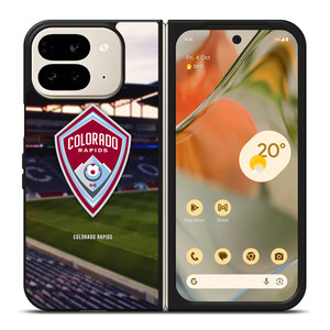 COLORADO RAPIDS LOGO 3 Google Pixel 9 Pro Fold Case COLORADO RAPIDS LOGO 3 Google Pixel 9 Pro Fold Case