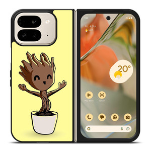 CUTE BABY GROOT Google Pixel 9 Pro Fold Case CUTE BABY GROOT Google Pixel 9 Pro Fold Case
