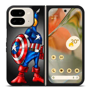 DAFFY DUCK CAPTAIN AMERICA Google Pixel 9 Pro Fold Case