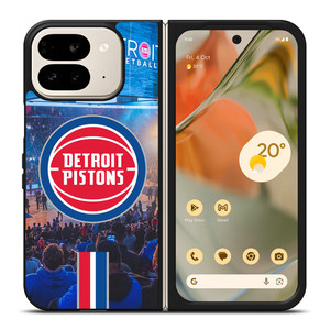 DETROIT PISTONS NBA Google Pixel 9 Pro Fold Case DETROIT PISTONS NBA Google Pixel 9 Pro Fold Case