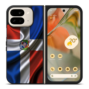 DOMINICAN REPUBLIC FLAG Google Pixel 9 Pro Fold Case DOMINICAN REPUBLIC FLAG Google Pixel 9 Pro Fold Case