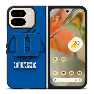 DUKE BLUE DEVILS LOGO 2 Google Pixel 9 Pro Fold Case DUKE BLUE DEVILS LOGO 2 Google Pixel 9 Pro Fold Case