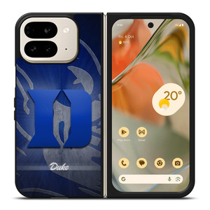 DUKE BLUE DEVILS LOGO Google Pixel 9 Pro Fold Case DUKE BLUE DEVILS LOGO Google Pixel 9 Pro Fold Case
