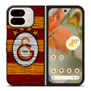 GALATASARAY FC LOGO WOODEN Google Pixel 9 Pro Fold Case GALATASARAY FC LOGO WOODEN Google Pixel 9 Pro Fold Case