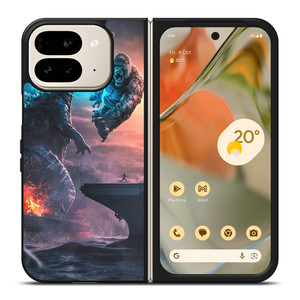 GODZILLA VS KONG ART Google Pixel 9 Pro Fold Case GODZILLA VS KONG ART Google Pixel 9 Pro Fold Case
