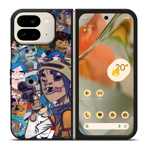 GORILLAZ COLLAGE Google Pixel 9 Pro Fold Case GORILLAZ COLLAGE Google Pixel 9 Pro Fold Case