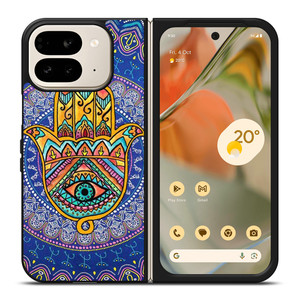 HAMSA EVIL EYE HAND Google Pixel 9 Pro Fold Case HAMSA EVIL EYE HAND Google Pixel 9 Pro Fold Case