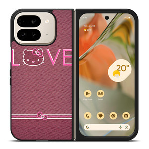 HELLO KITTY PINK LOVE 2 Google Pixel 9 Pro Fold Case HELLO KITTY PINK LOVE 2 Google Pixel 9 Pro Fold Case