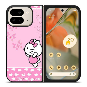 HELLO KITTY PINK LOVE Google Pixel 9 Pro Fold Case HELLO KITTY PINK LOVE Google Pixel 9 Pro Fold Case
