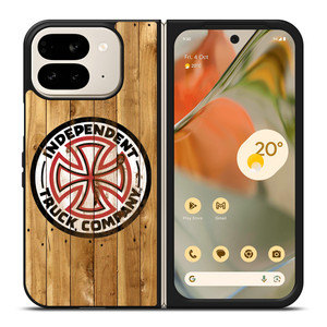 INDEPENDENT TRUCK LOGO WOODEN 2 Google Pixel 9 Pro Fold Case INDEPENDENT TRUCK LOGO WOODEN 2 Google Pixel 9 Pro Fold Case