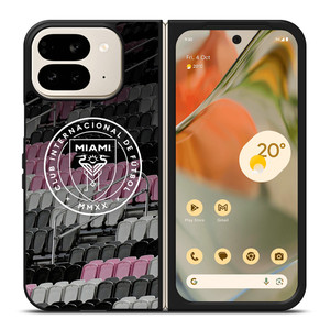 INTER MIAMI LOGO 3 Google Pixel 9 Pro Fold Case INTER MIAMI LOGO 3 Google Pixel 9 Pro Fold Case