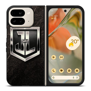 JUSTICE LEAGUE LOGO Google Pixel 9 Pro Fold Case JUSTICE LEAGUE LOGO Google Pixel 9 Pro Fold Case