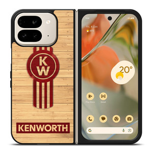 KENWORTH TRUCK LOGO WOODEN Google Pixel 9 Pro Fold Case KENWORTH TRUCK LOGO WOODEN Google Pixel 9 Pro Fold Case
