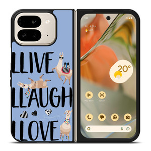 LLAMA LLIVE LLAUGH LLOVE Google Pixel 9 Pro Fold Case