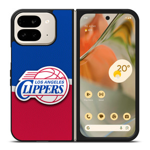 LOS ANGELES CLIPPERS LOGO 2 Google Pixel 9 Pro Fold Case LOS ANGELES CLIPPERS LOGO 2 Google Pixel 9 Pro Fold Case