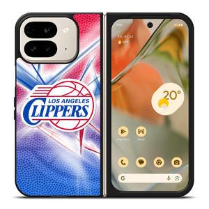 LOS ANGELES CLIPPERS LOGO Google Pixel 9 Pro Fold Case LOS ANGELES CLIPPERS LOGO Google Pixel 9 Pro Fold Case
