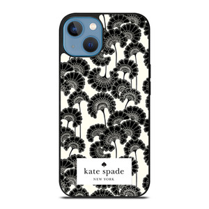 JAPANESE BLACK FLORAL KADE SPADE iPhone 13 Case JAPANESE BLACK FLORAL KADE SPADE iPhone 13 Case